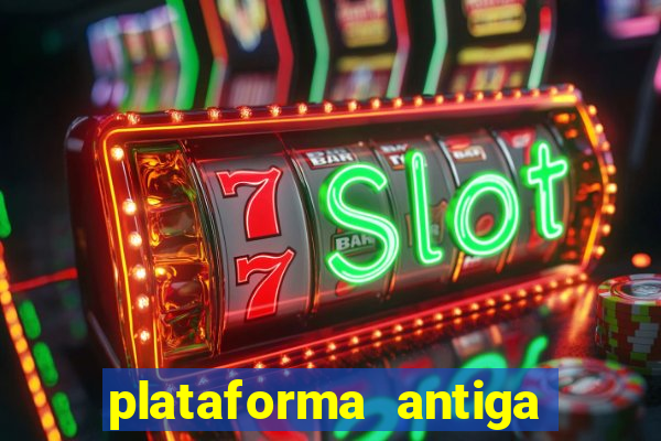 plataforma antiga de jogos